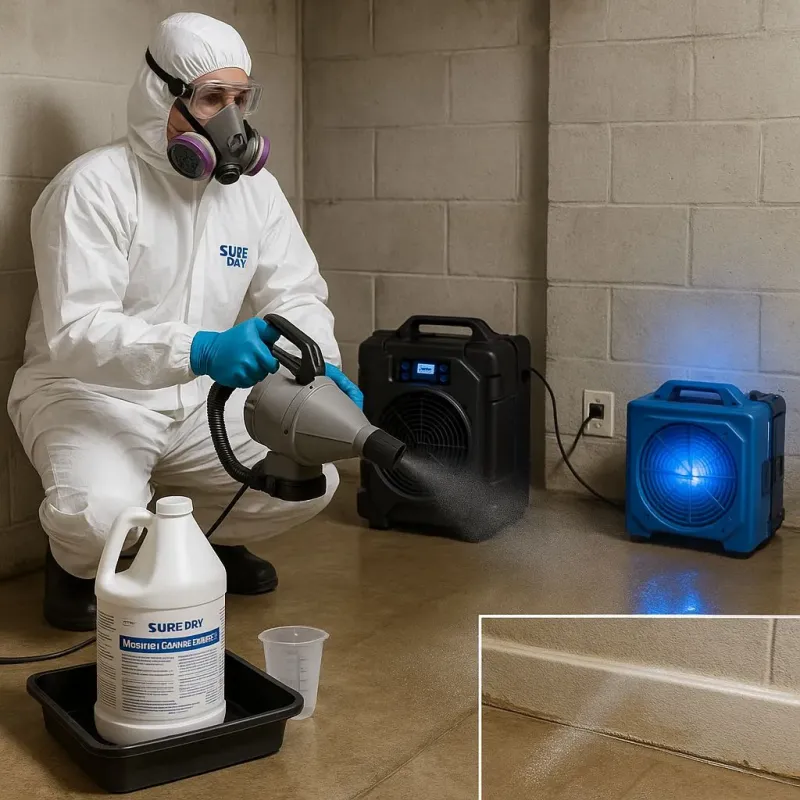 Sanitization and Odor Removal process in Bonny Doon, CA